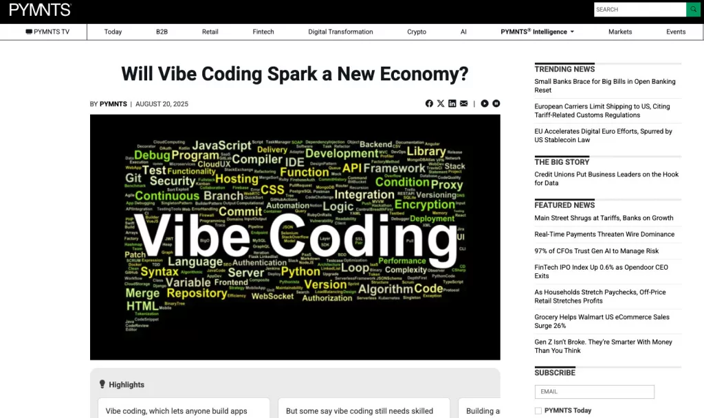 Will Vibe Coding Spark a New Economy?