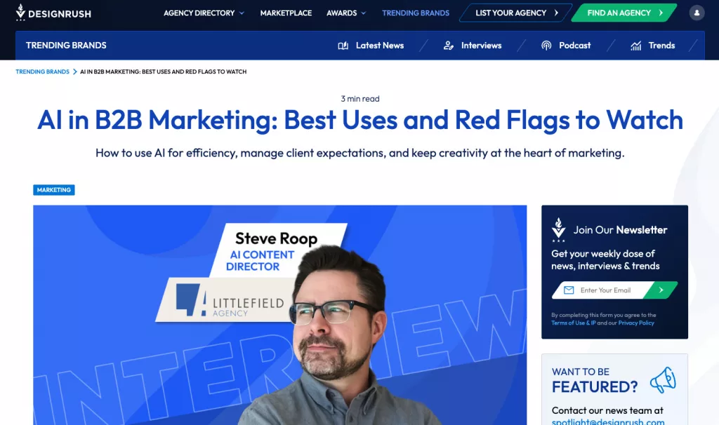AI in B2B Marketing: Best Uses and Red Flags to Watch